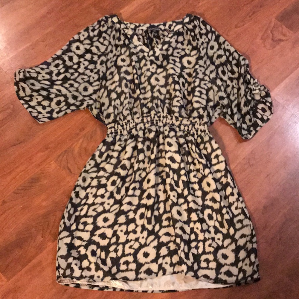 Express leopard print dress